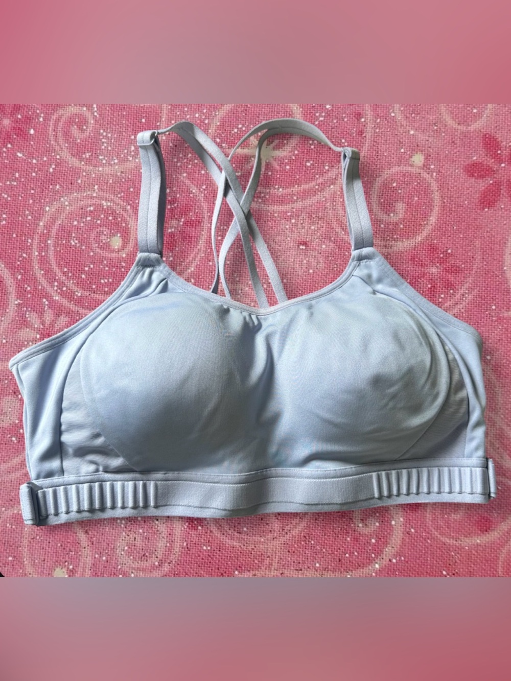 all in motion Pale purple Padded Crisscross Sports Bra